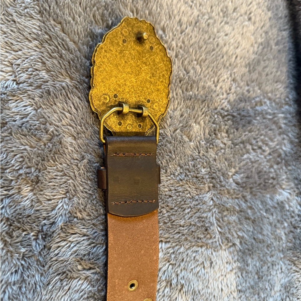 CAbi Genuine leather decorative brass buckle belt - Picture 3 of 6